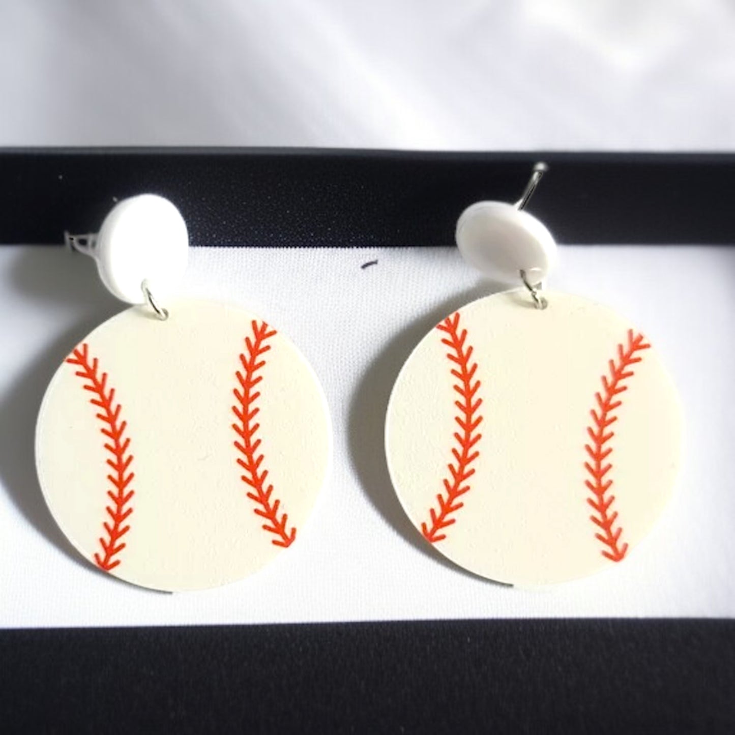 Score Big with Sports-Themed Dangle Earrings!