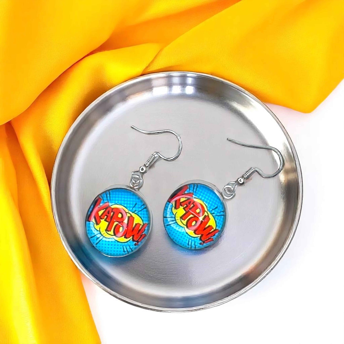 Superhero Sparkle: Dangle Earrings for Everyday Adventure!
