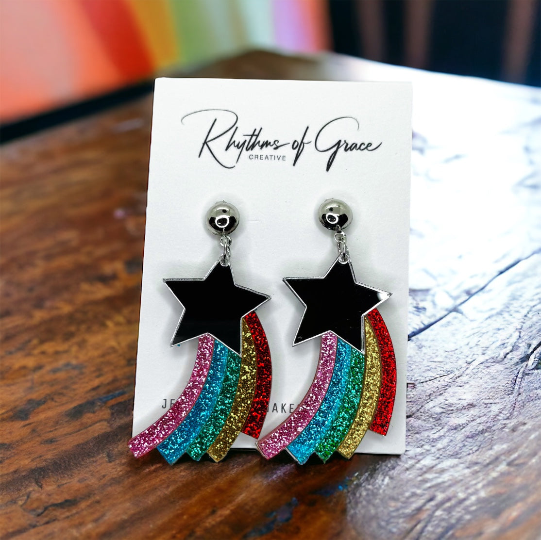 Rainbow Earrings - Rainbows, PRIDE Accessories, Rainbow Earrings, Pride Parade, LGBTQ, PRIDE Parade