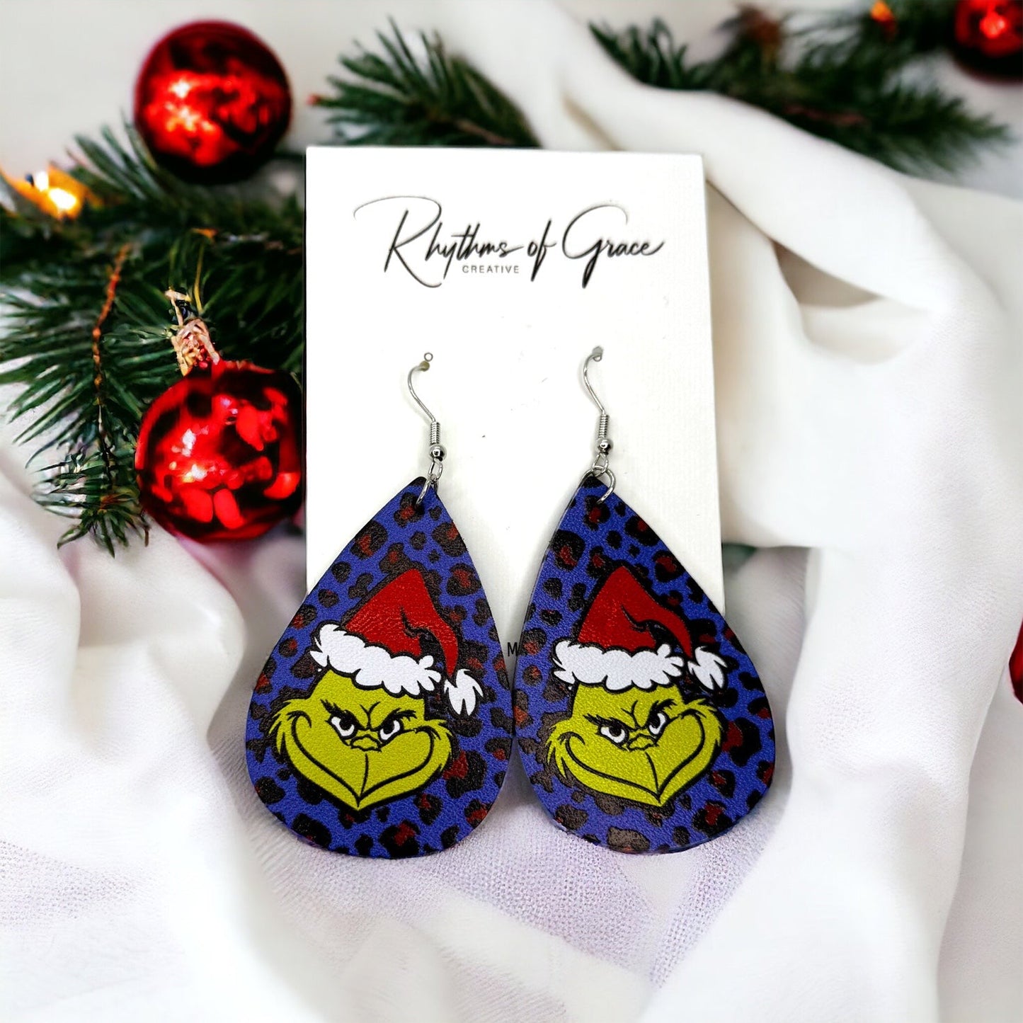 Mean One Dangle Earrings: Get Your Grinch On This Christmas!