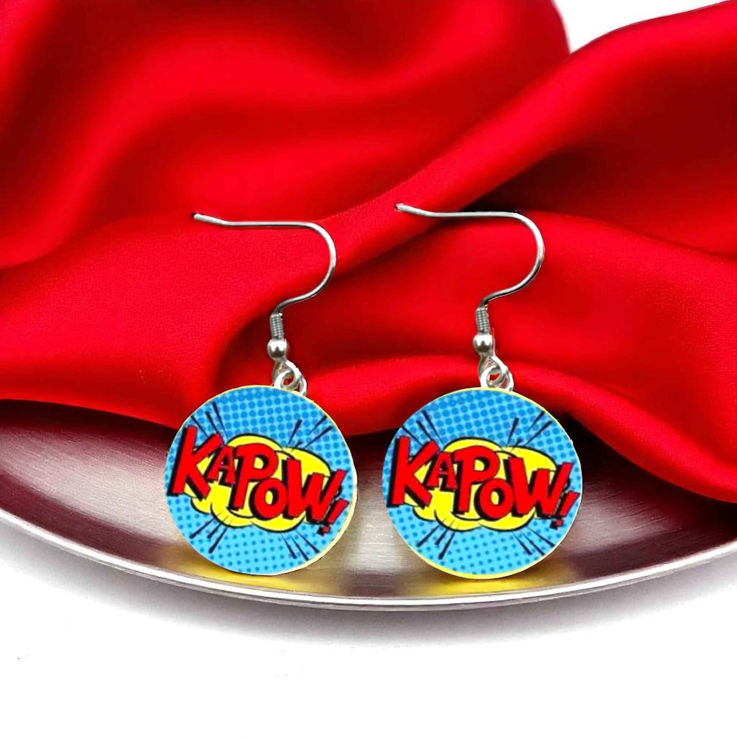 Superhero Sparkle: Dangle Earrings for Everyday Adventure!
