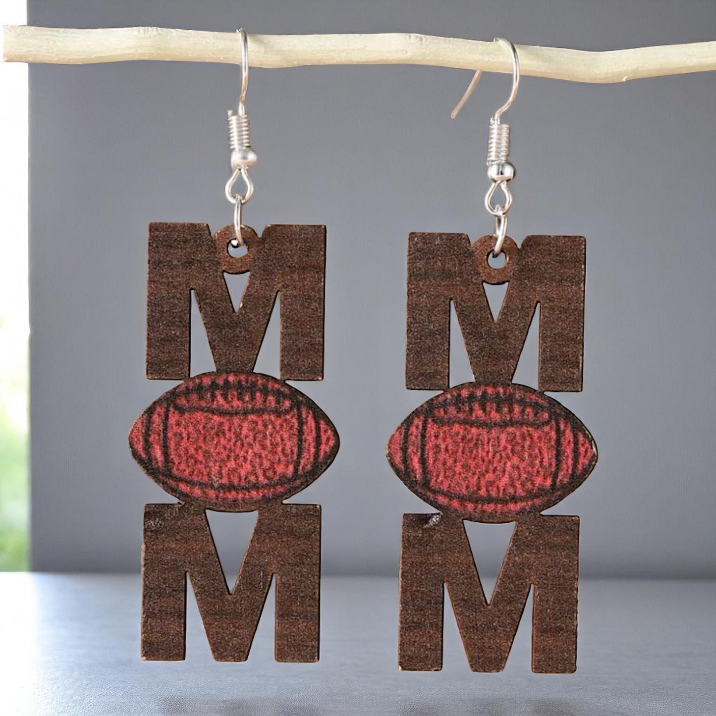 Score Style Points: Fun Sports Mom Dangle Earrings!