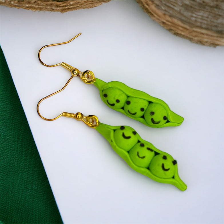 Three Peas in a Pod Earrings: The Perfect Pair for Every Friendship!