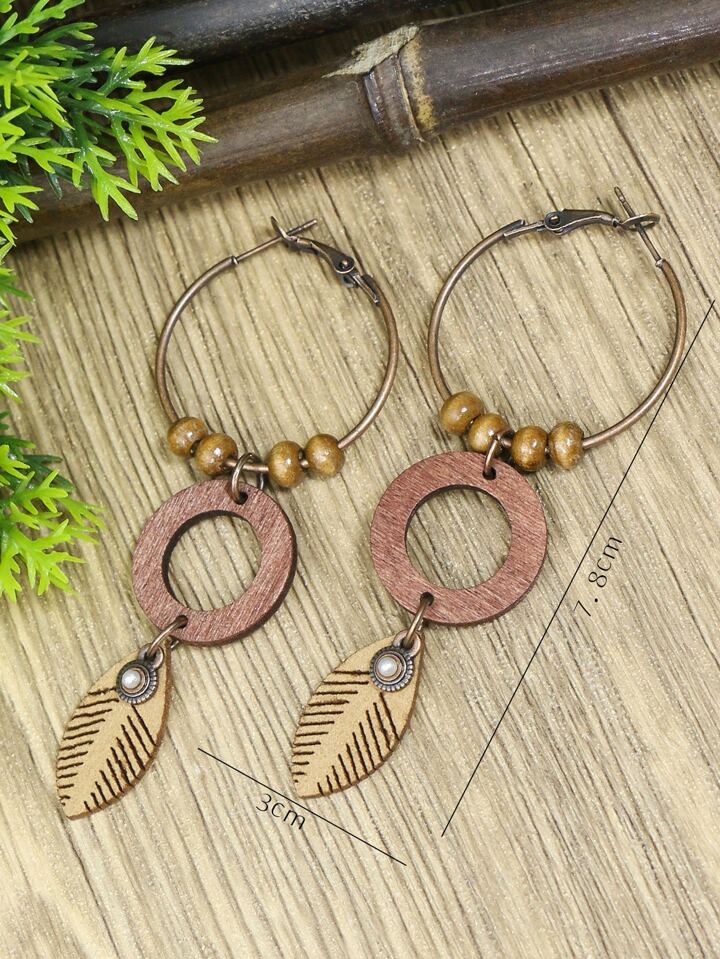Boho Chic Hoop Dangle Earrings: Your New Statement Piece!
