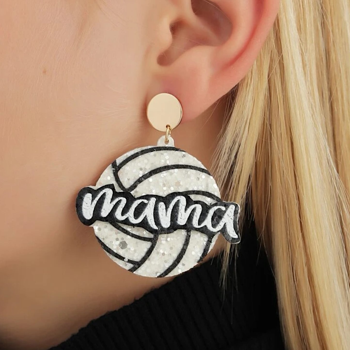 Spike Up Your Style with Volleyball Mama Earrings! 🏐