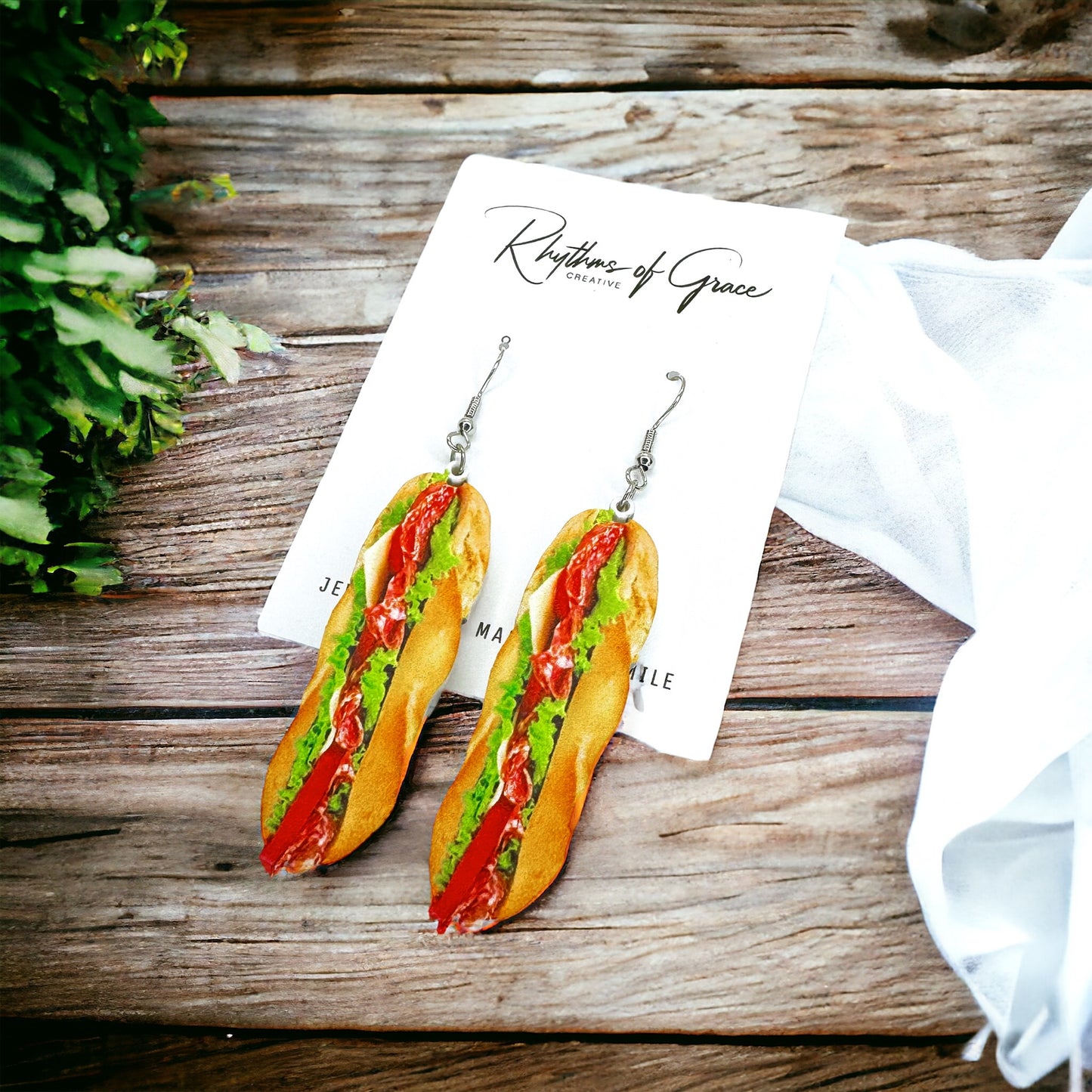 Sub-tastic Sandwich Earrings: Foodie Fashion That’s a Bite Above!