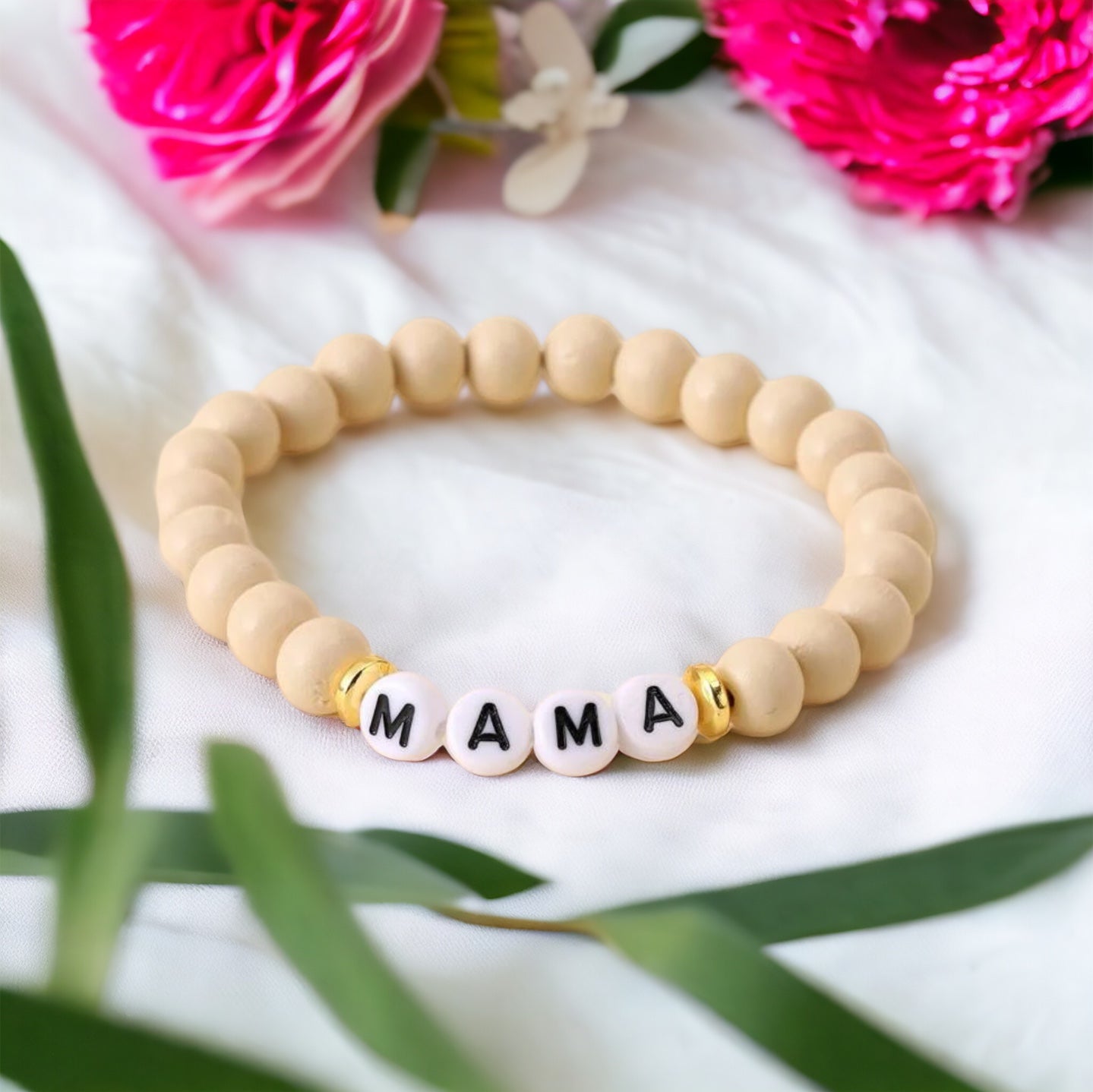 Mother’s Day Bracelet - Valentine’s Day Bracelet, Mom Bracelet, Beaded Bracelet, Mama Bracelet