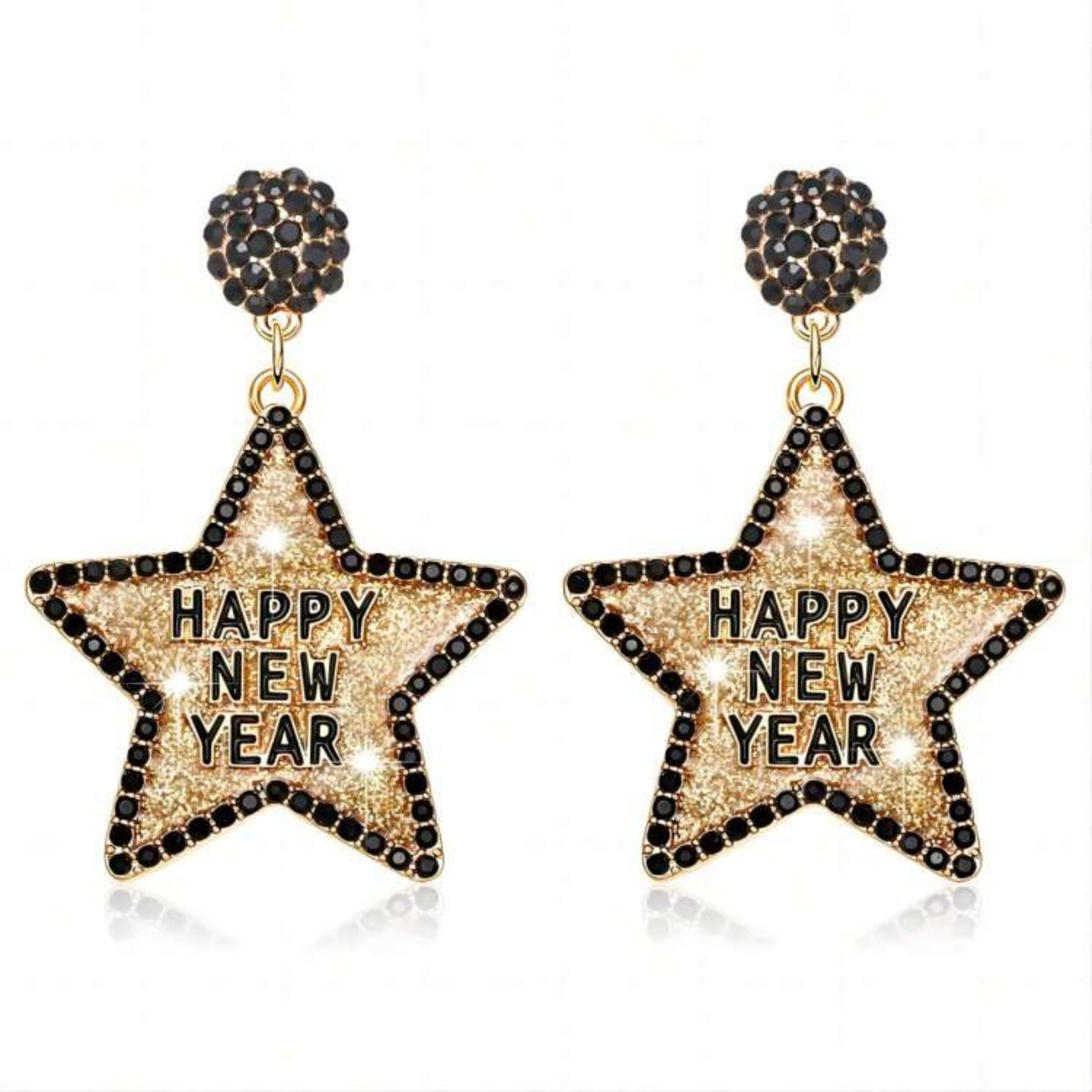 Sparkle Into the New Year with Star-Studded Earrings! 🌟