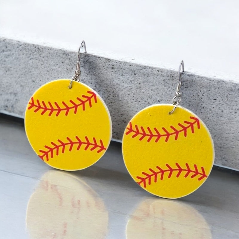 Catch the Game-Changer Softball Earrings! 🥎