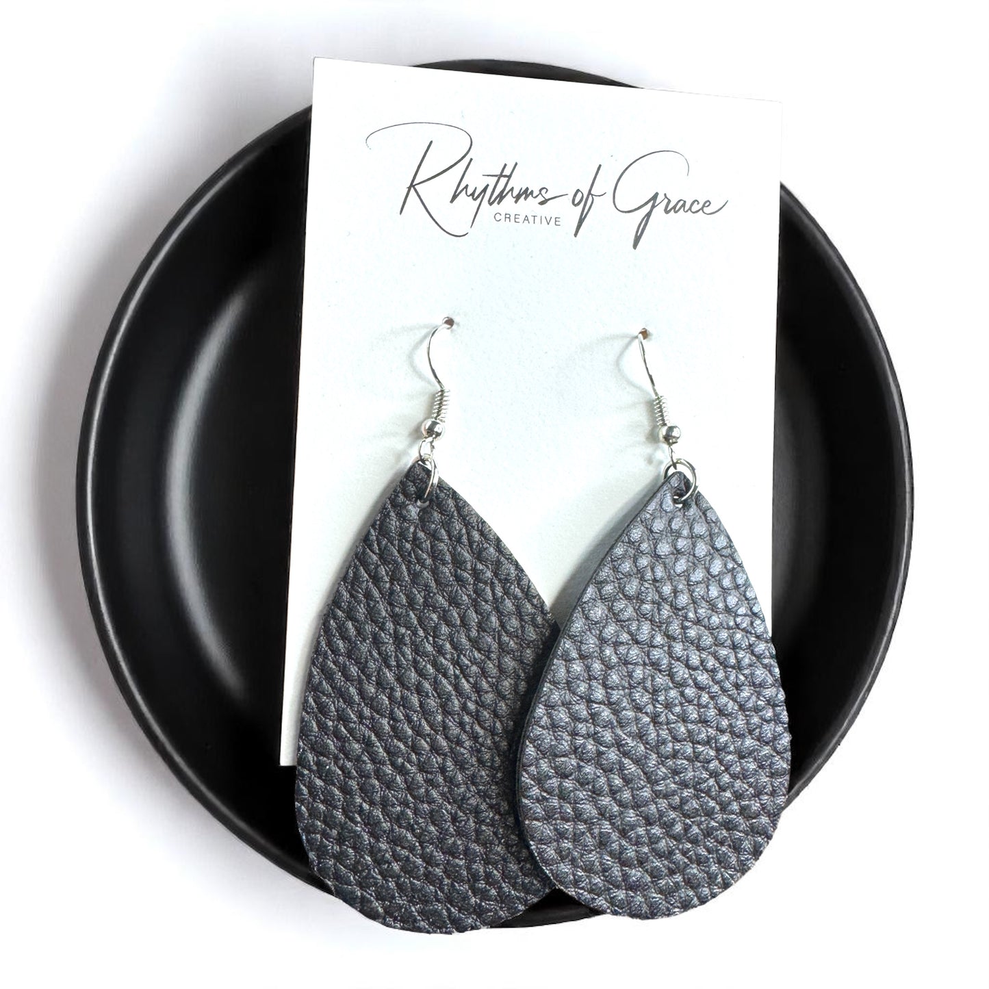 Teardrop Dream Earrings: Colorful Faux Leather Dangles for Every Occasion!