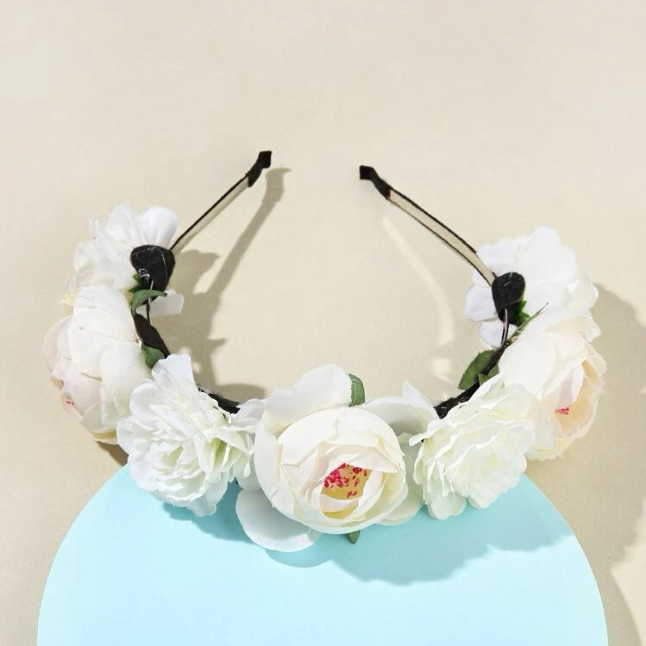 Blooming Beauty: White Flower Headband for the Perfect Boho Chic Look! - Rhythms of Grace Creative