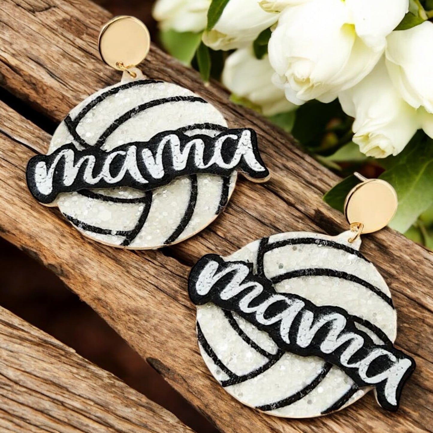 Spike Up Your Style with Volleyball Mama Earrings! 🏐