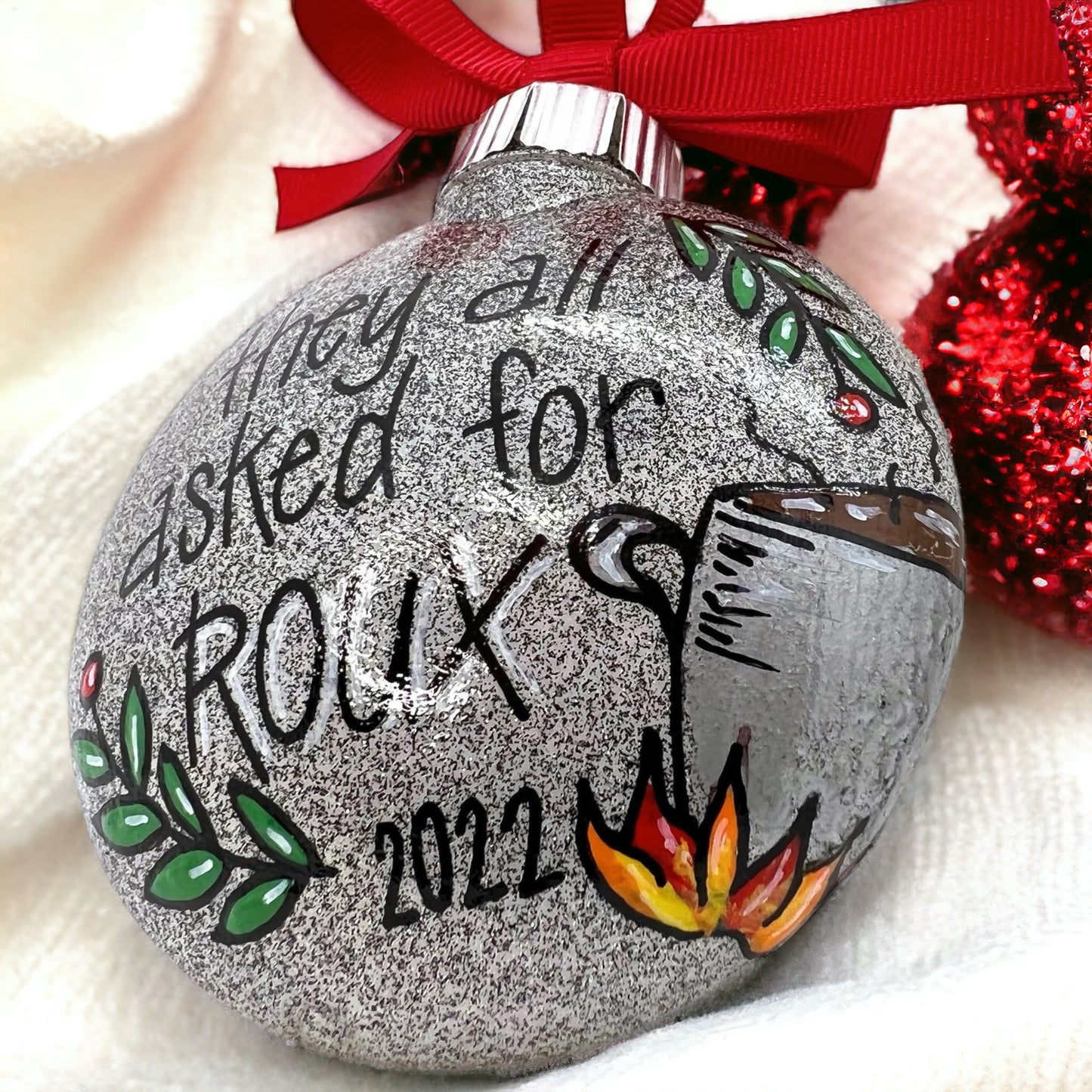 Cajun Christmas Ornament: "They All Asked for ROUX"