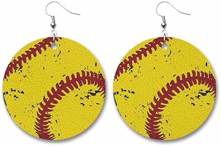 Hit a Style Home Run with Softball Dangle Earrings!