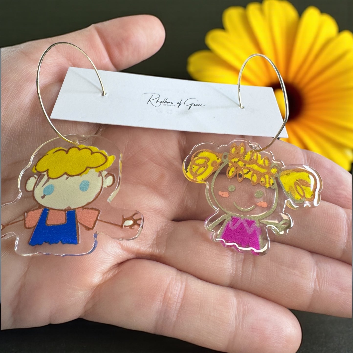 Teacher ABC's Earrings: Celebrate Educators in Style! ๐ - Rhythms of Grace Creative