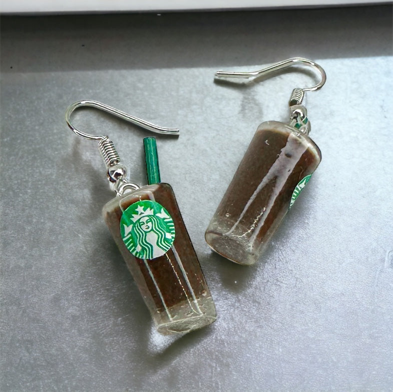 Buzzing with Style: Iced Coffee Earrings for Caffeine Lovers!
