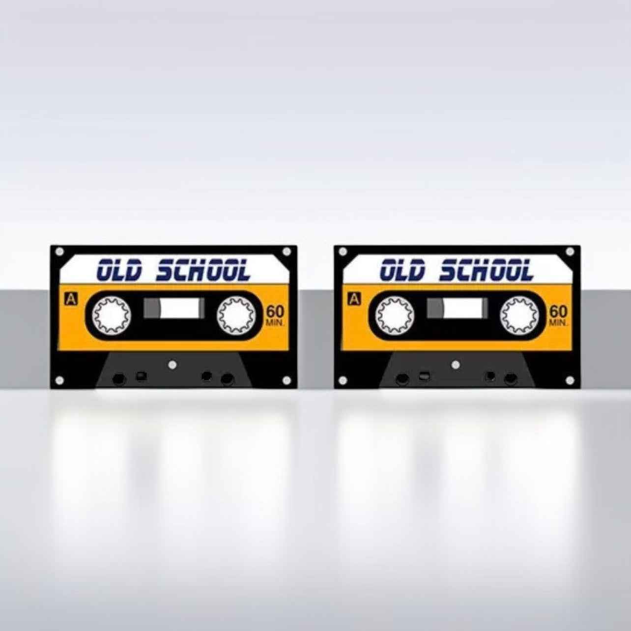 Retro Vibes: Old School Cassette Tape Stud Earrings – A Creative Soundtrack for Your Style!