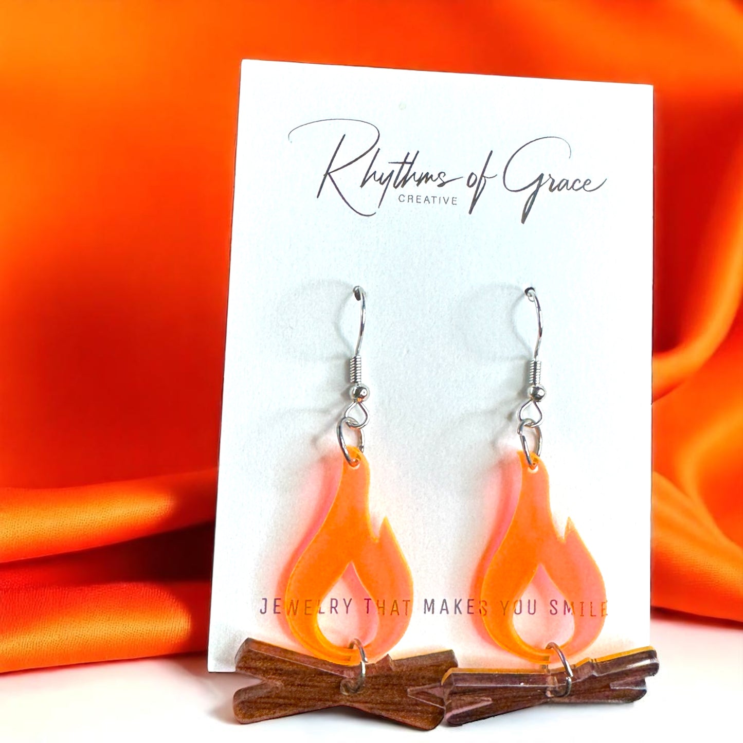 Campfire Chic: Dazzling Earrings to Spark Your Adventure!