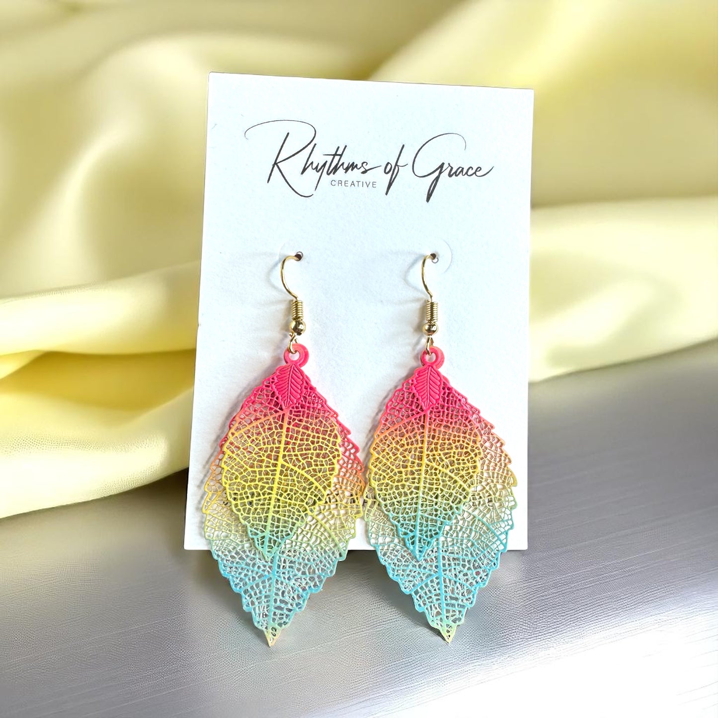 Vibrant Multicolored Earrings – A Splash of Fun for Your Ears! ✨