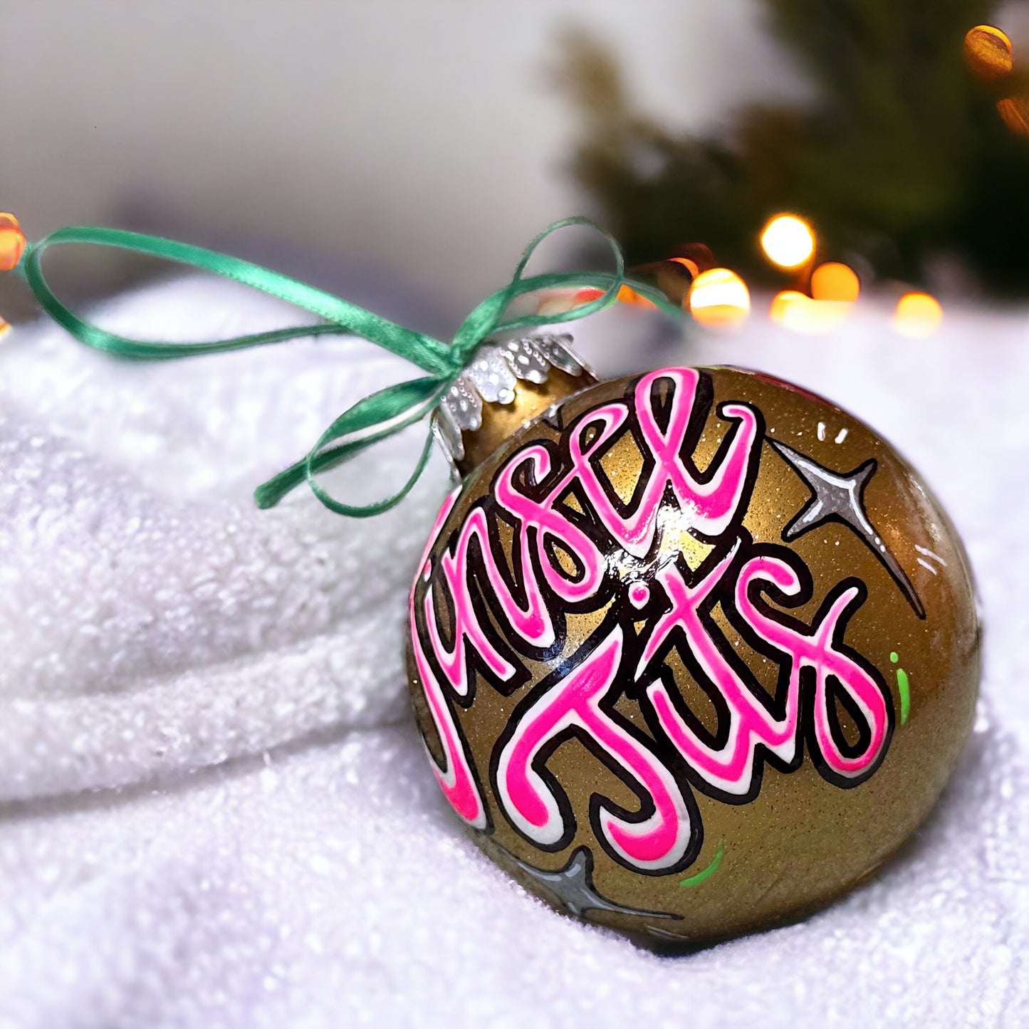 Tinsel Tits: A Cheeky Christmas Ornament that Sparkles!