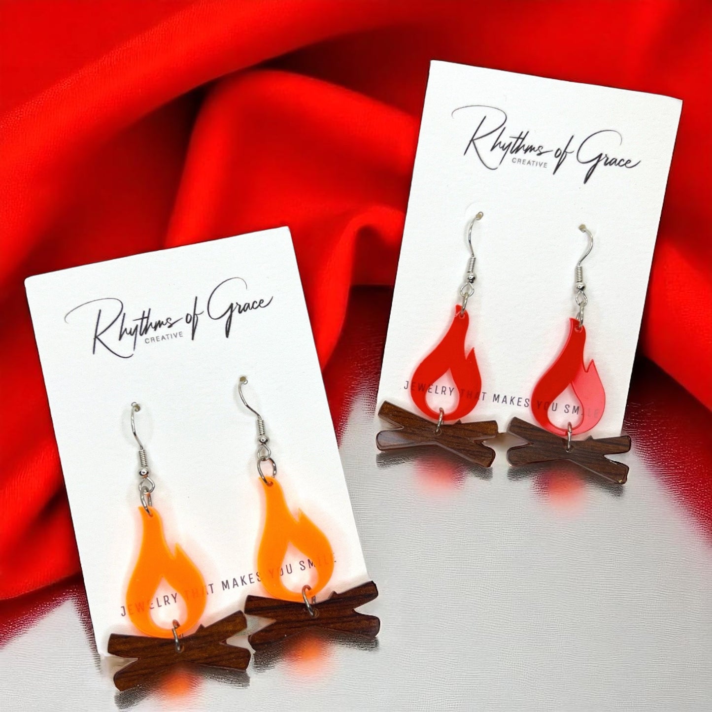 Campfire Chic: Dazzling Earrings to Spark Your Adventure!