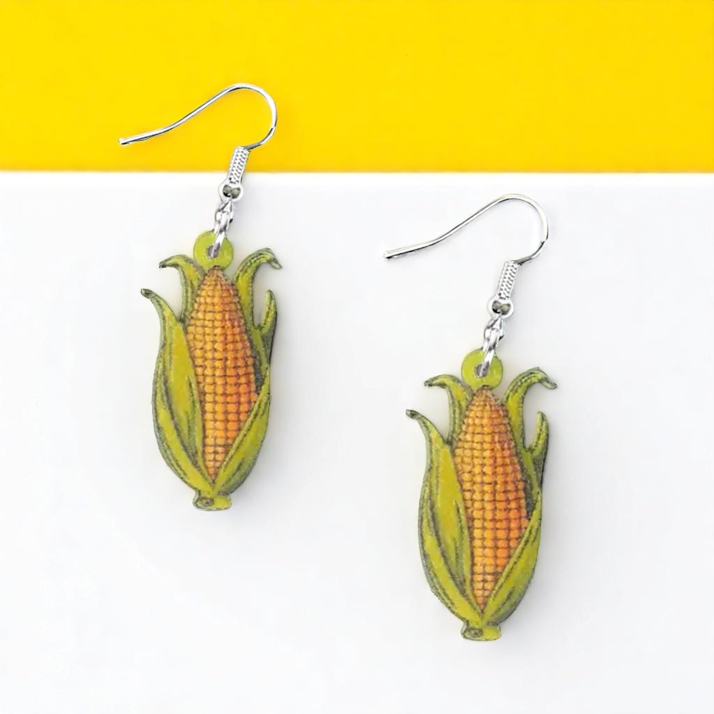 Corn on the Cob Dangle Earrings – A-maize Your Style! 🌽