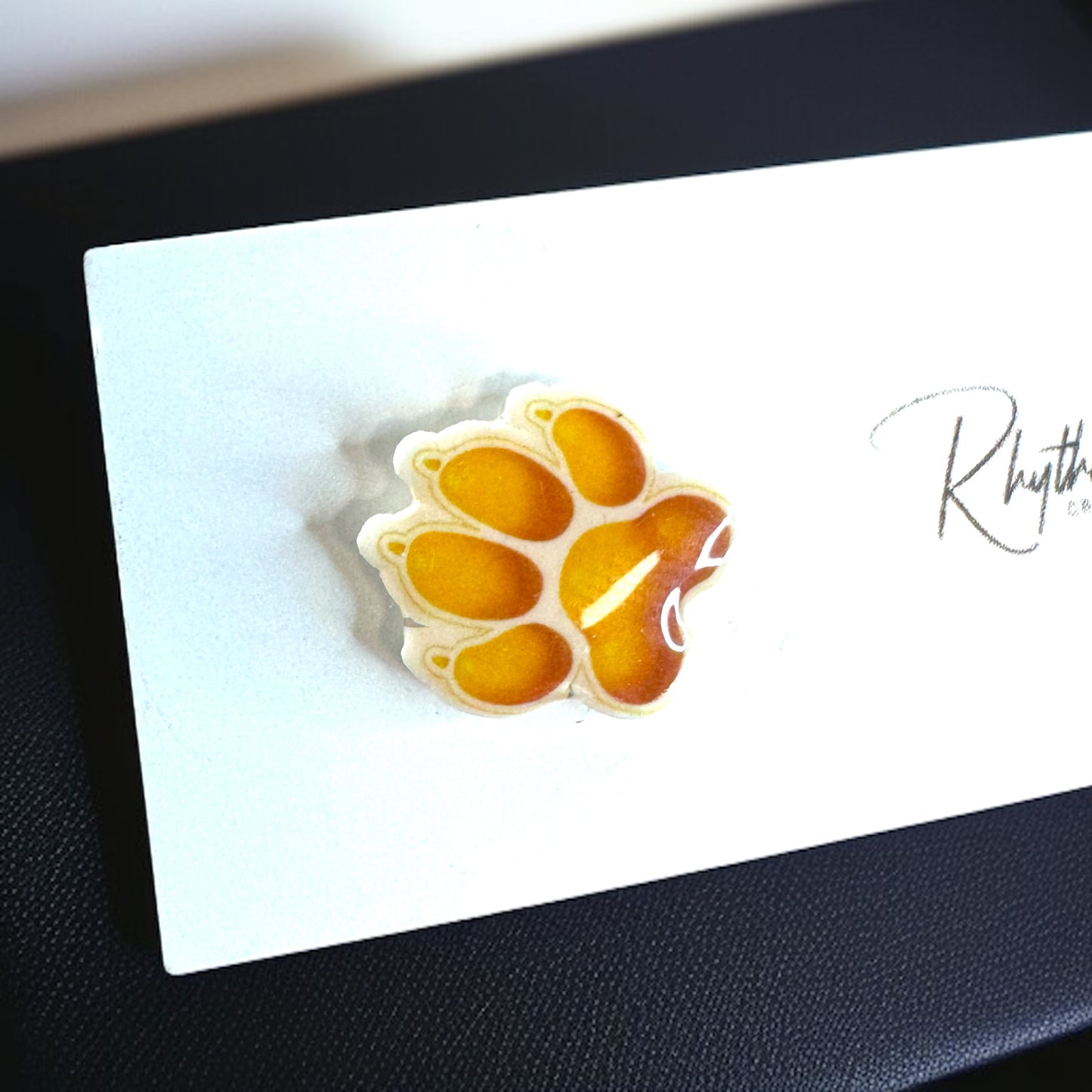 Vibrant Paw Print Studs – A Pawfect Gift! 🐾 10 Colors Available!