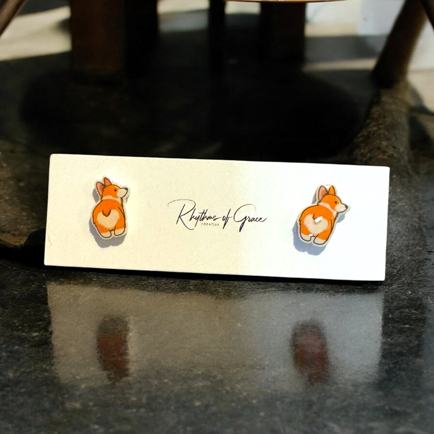 Adorable Corgi Stud Earrings – Make Everyday Pawsome! 🐾