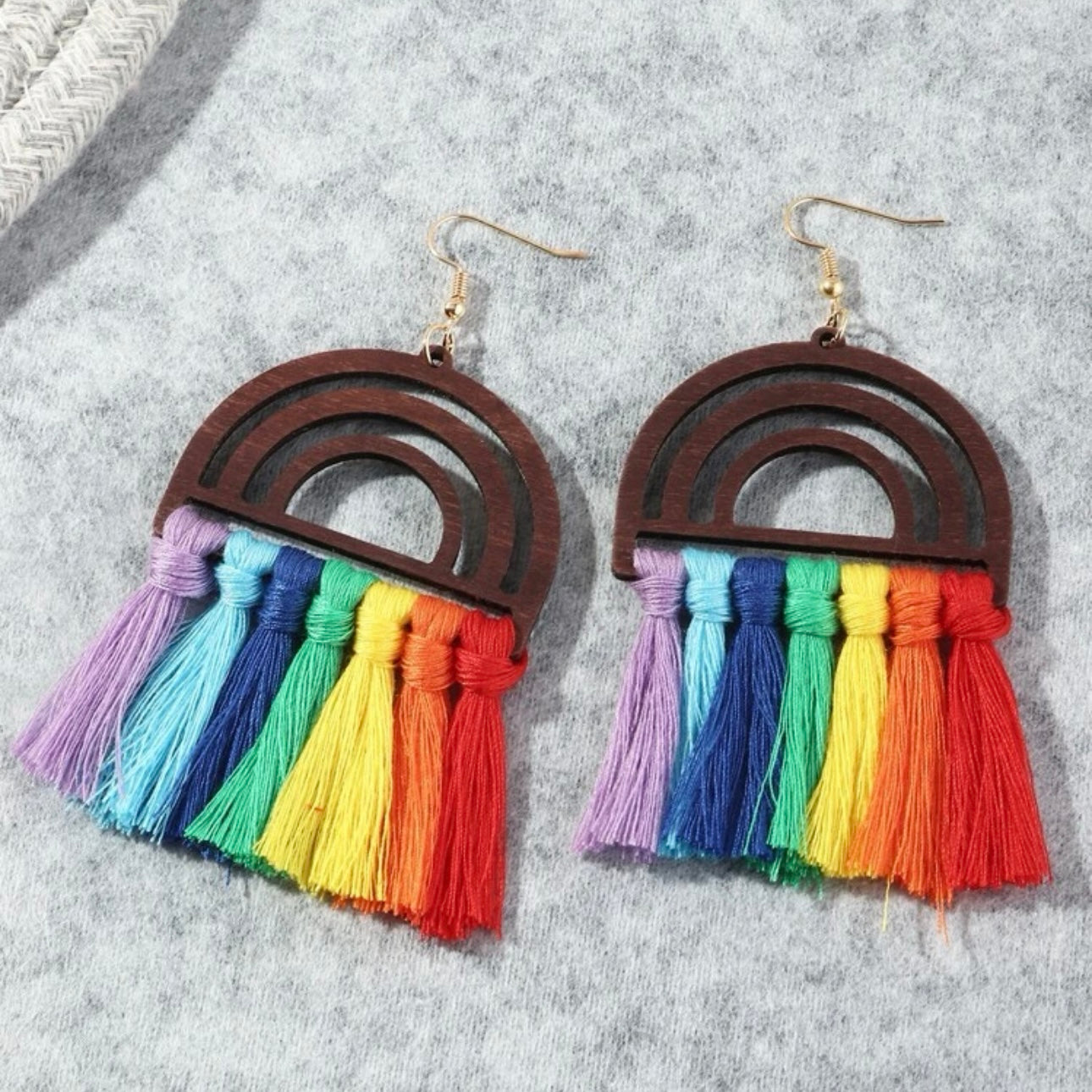 Fringe Rainbow Earrings: Your Go-To PRIDE Accessories!