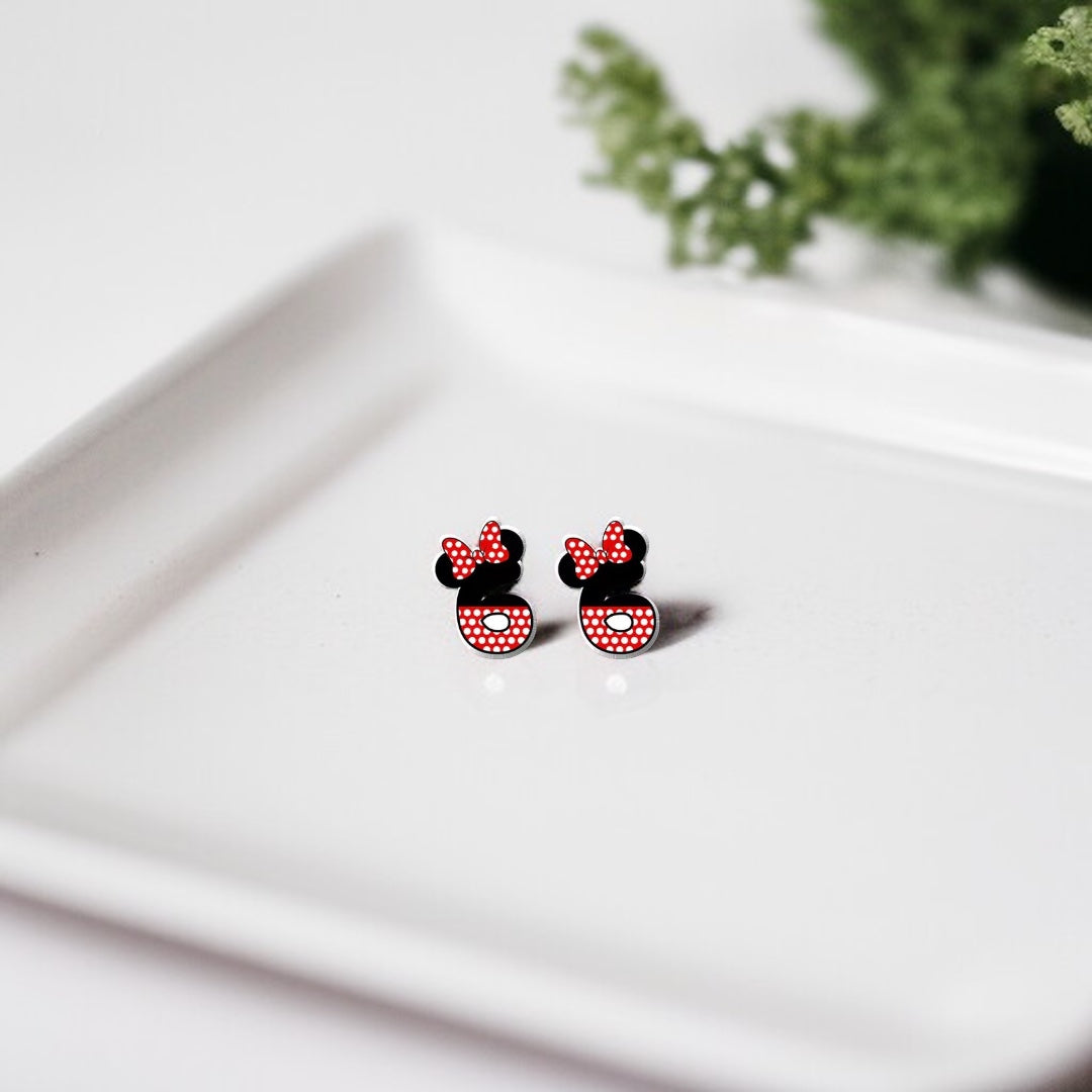 Whimsical Number Stud Earrings: Celebrate Your Age in Style!