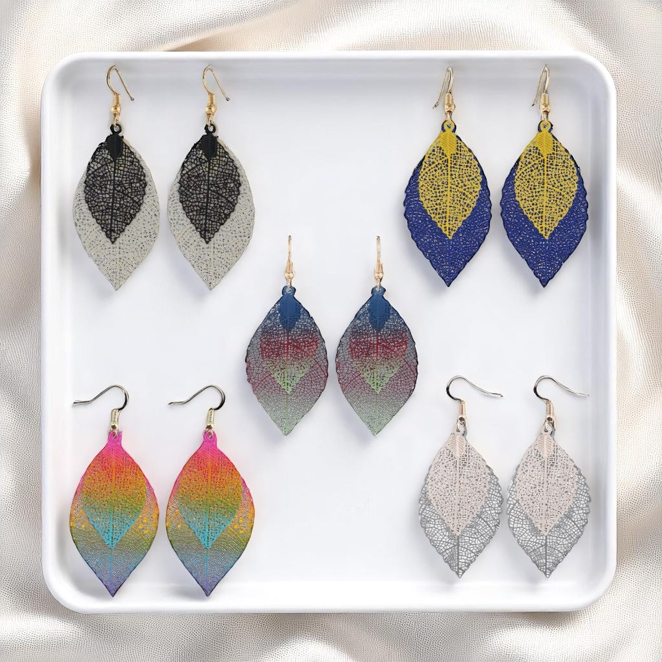 Vibrant Multicolored Earrings – A Splash of Fun for Your Ears! ✨