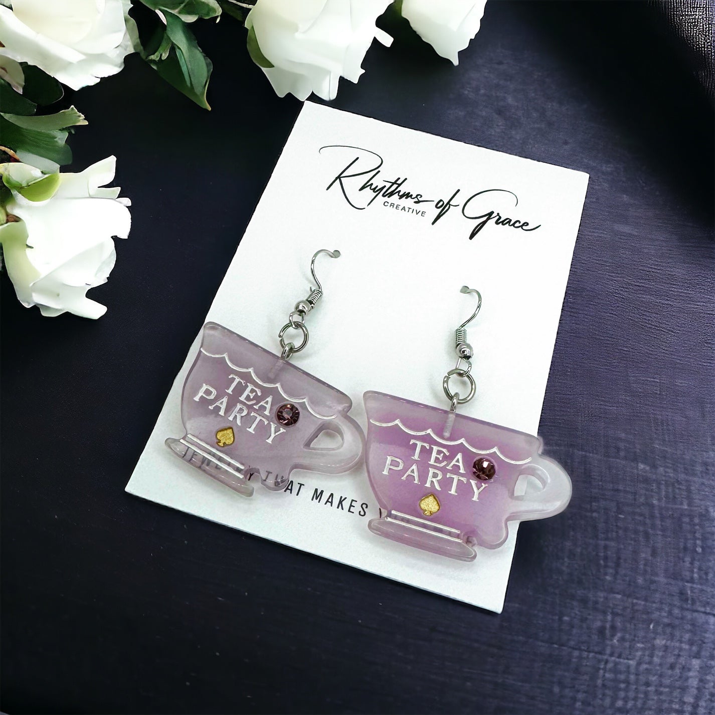 Tea-rific Charm: Sip in Style with Our Whimsical Tea Party Earrings!