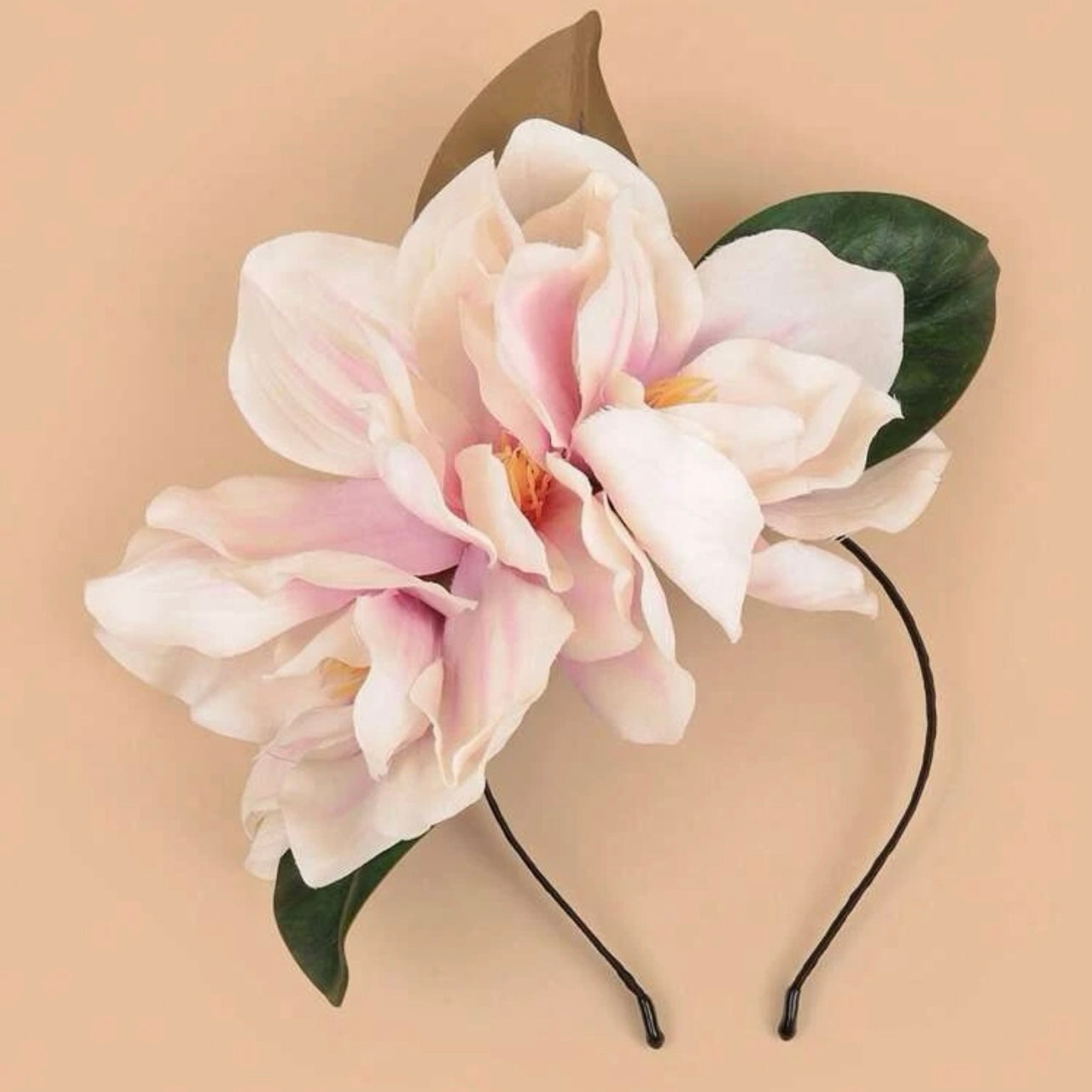 Magnolia Flower Headband - Handmade Headpiece, Flower Headpiece, Floral Headband, Southern Belle