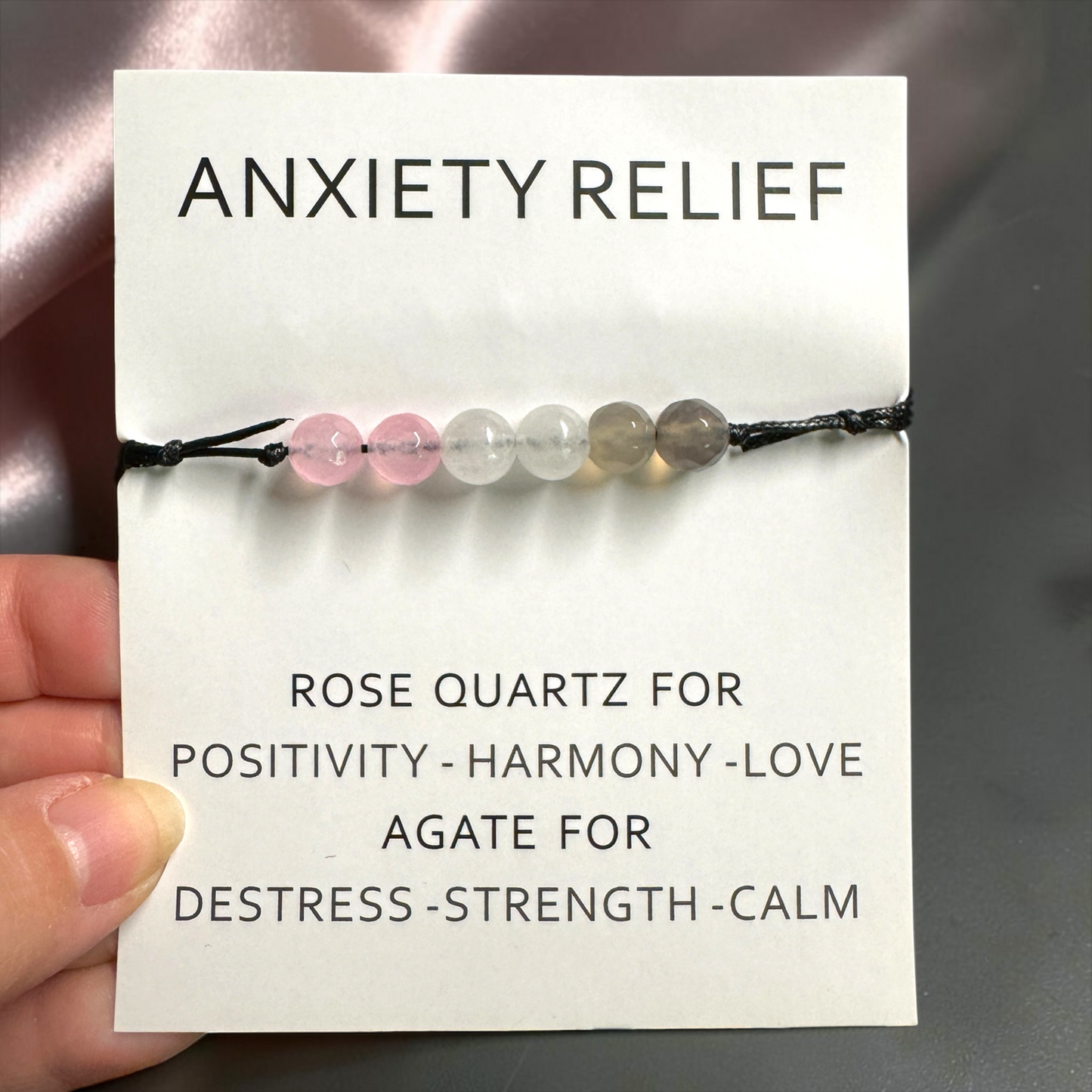 Tranquil Vibes: Beaded Anxiety Relief Bracelet - Your Stylish Stress Buddy!