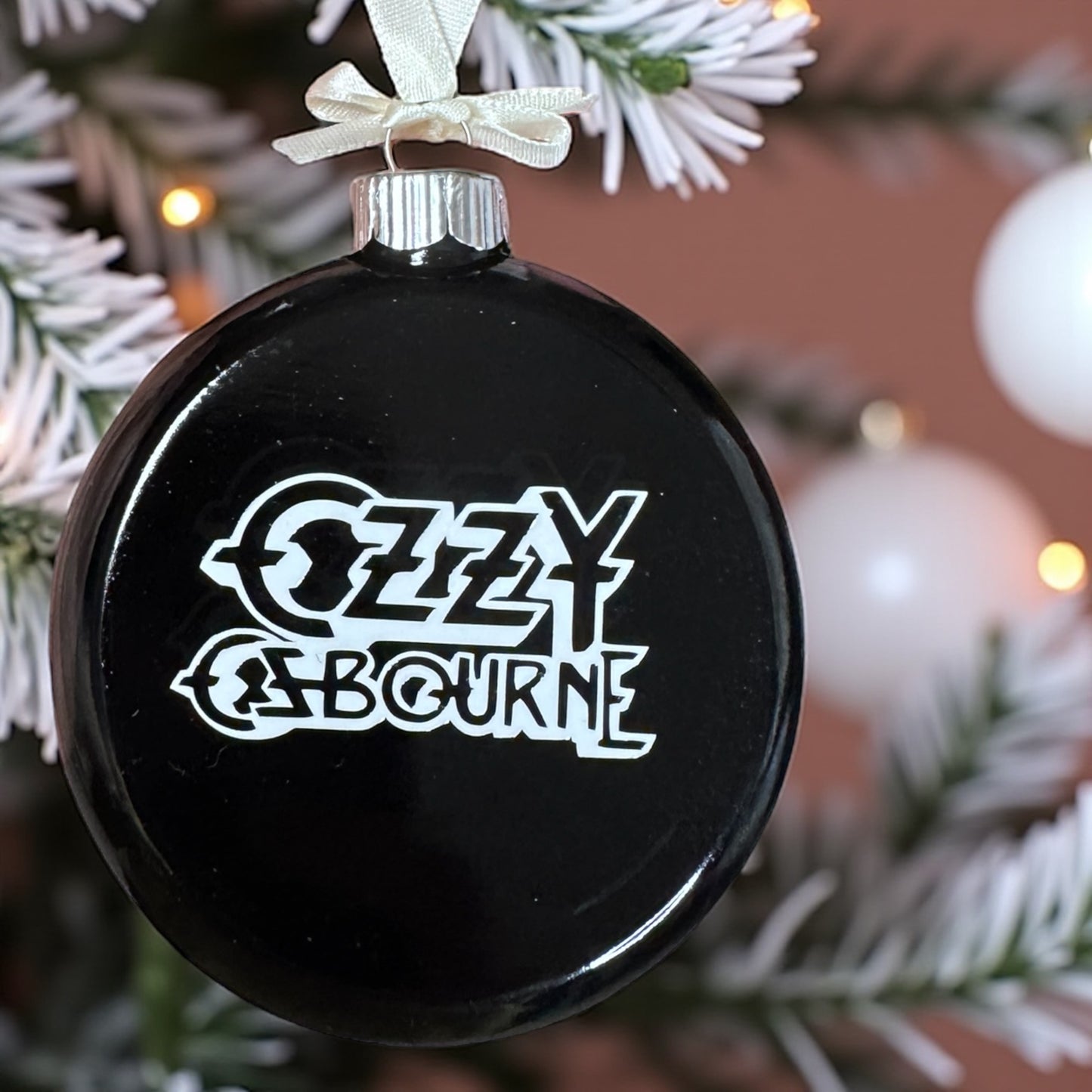 Celebrate a Legend: Hand-Painted Ozzy Ornaments! 🎶