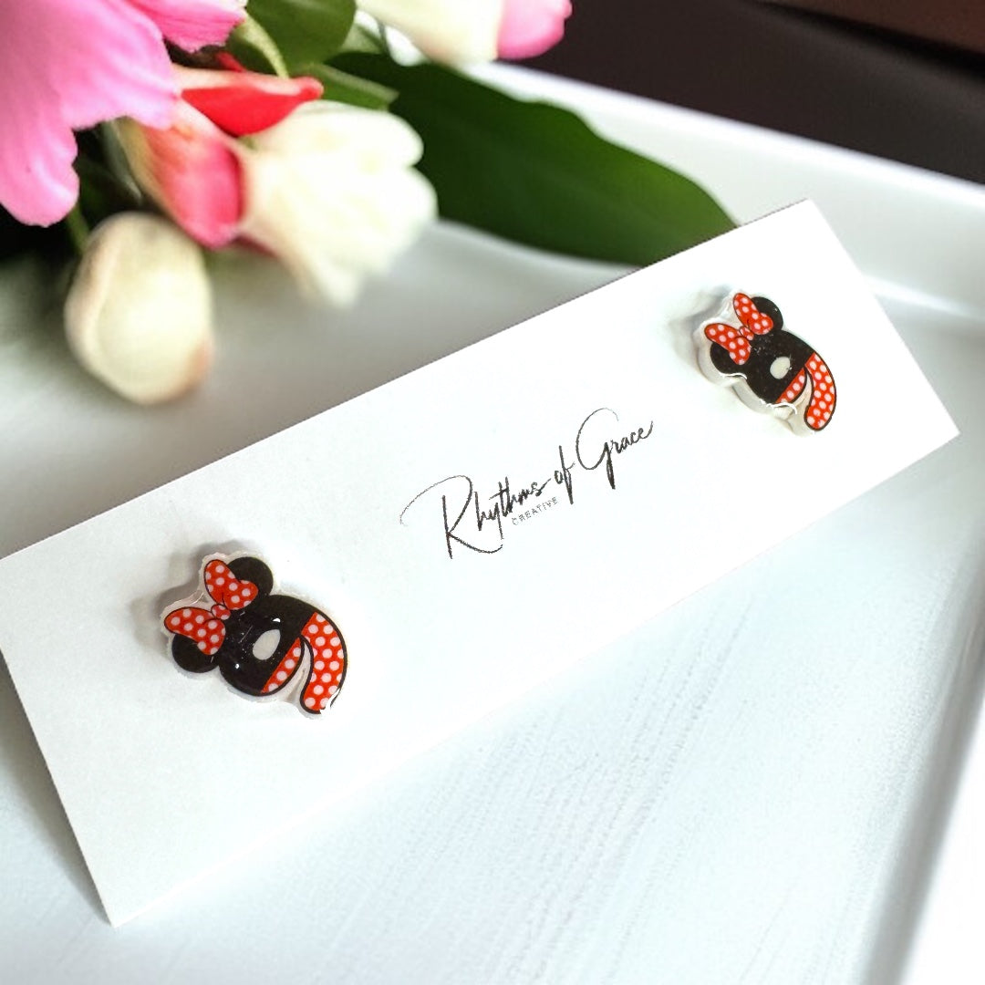 Whimsical Number Stud Earrings: Celebrate Your Age in Style!