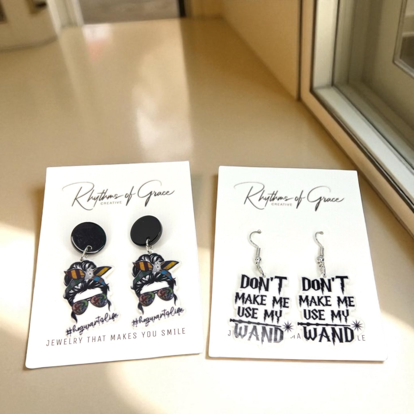 Hogwarts Earrings: Wear Your Wizarding World Adventures! ✨ - Rhythms of Grace Creative