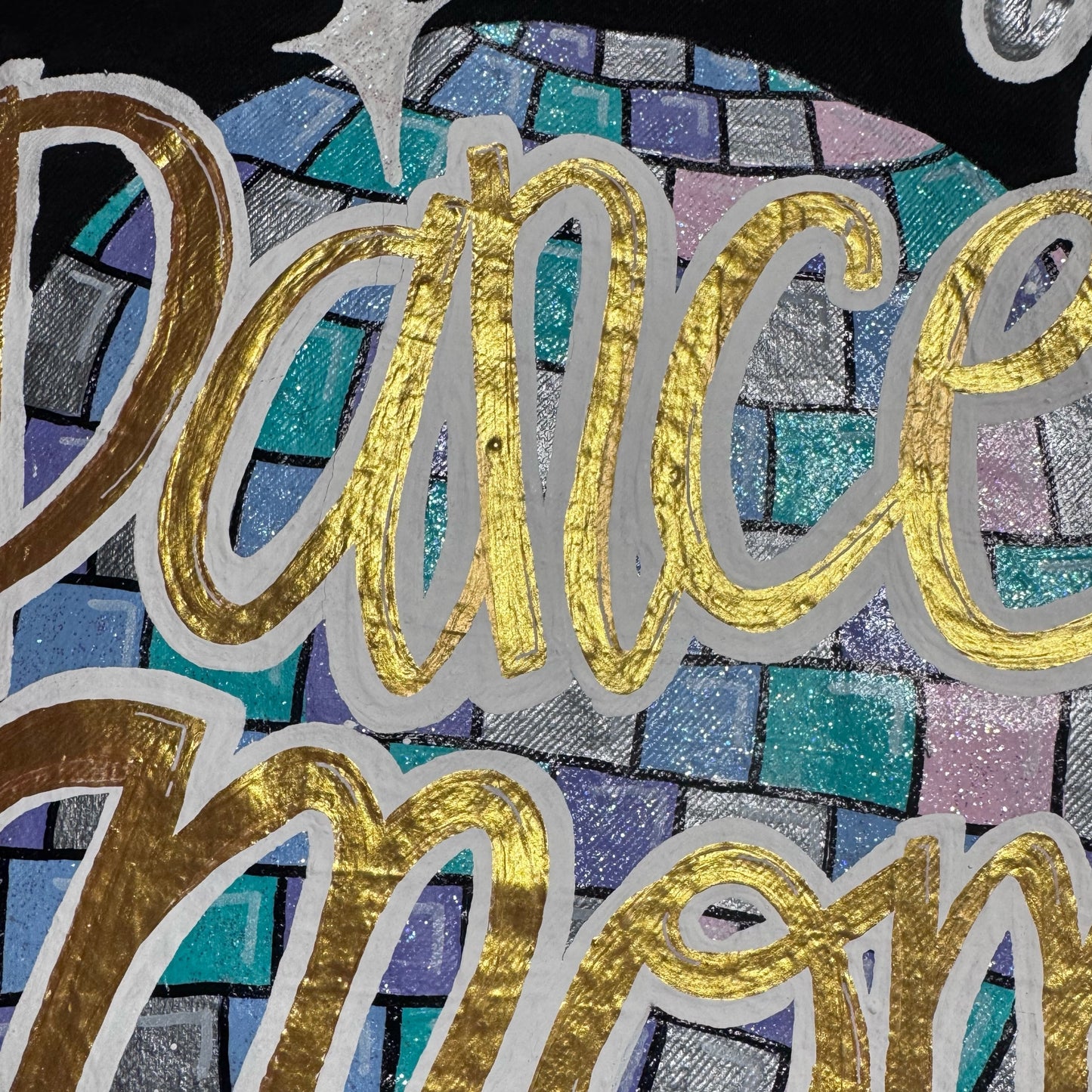 Hand Painted Jean Jacket: “In My Dance Mom Era”