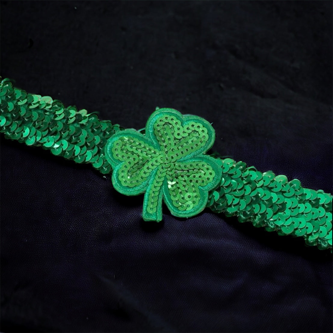 Shamrock Sparkle Headband: Get Your Irish On! ๐โจ - Rhythms of Grace Creative