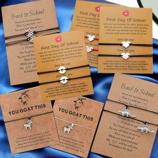 First Day of School Bracelets: Crafted Love for New Adventures!