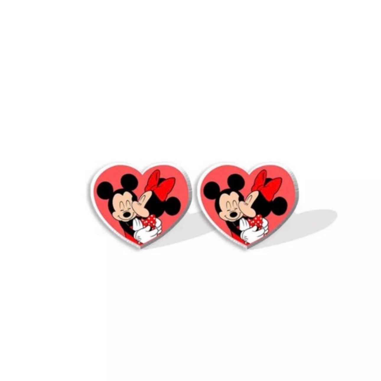 Valentine’s Day Earrings - Valentine Earrings, Handmade Earrings, Valentine’s Day Jewelry, Heart Studs, Pink Hearts, Stud Earrings