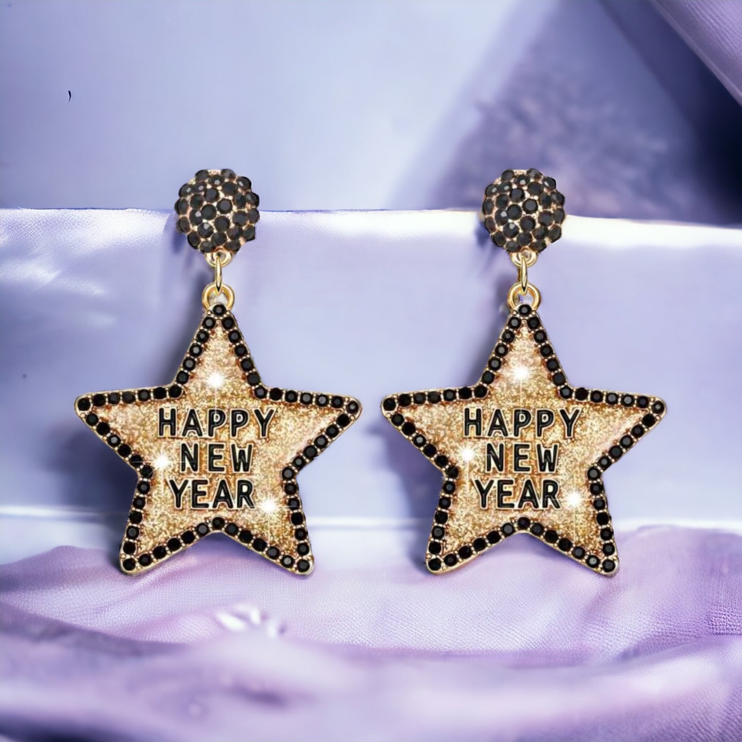 Sparkle Into the New Year with Star-Studded Earrings! 🌟