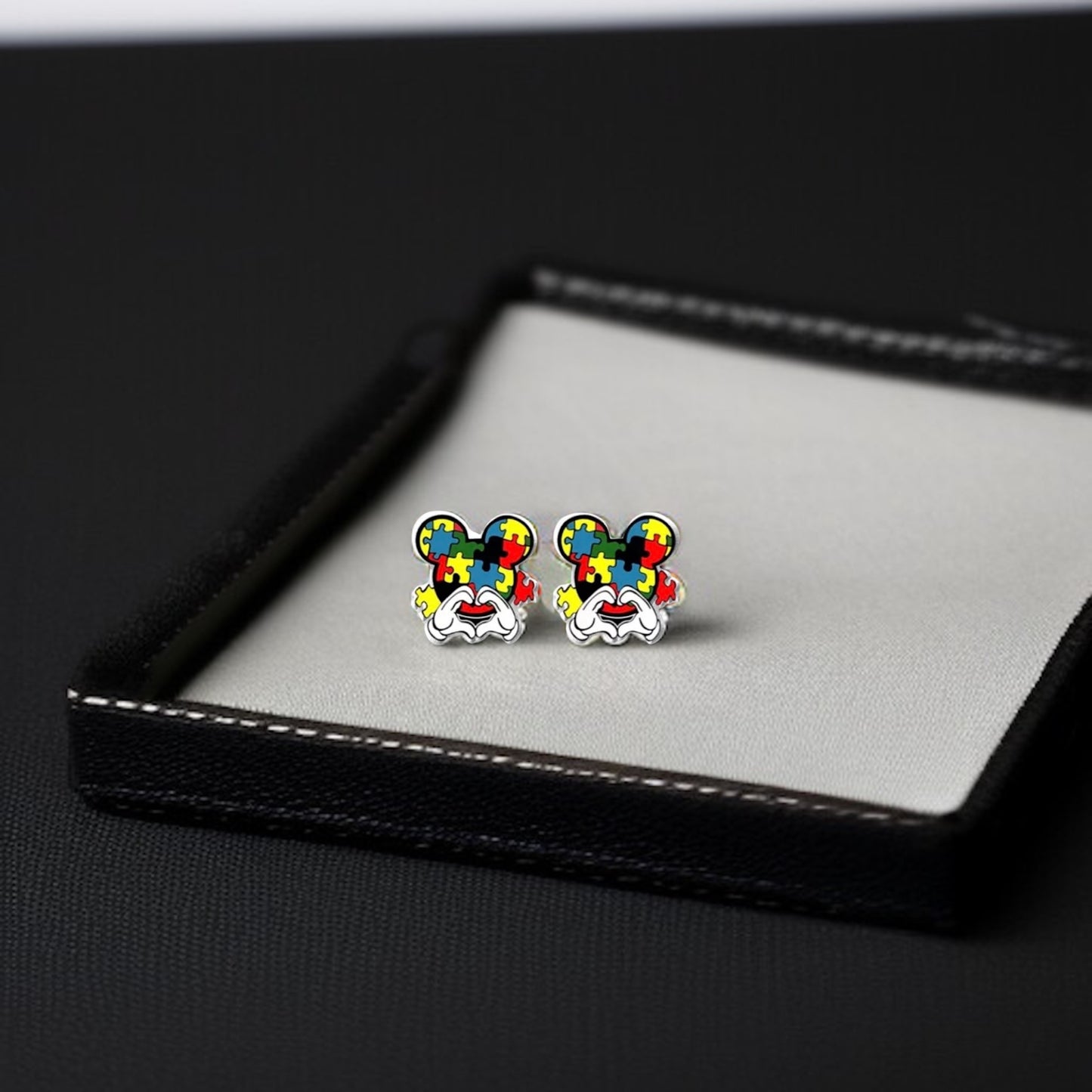 Stand Out for a Cause: Charming Autism Awareness Studs!