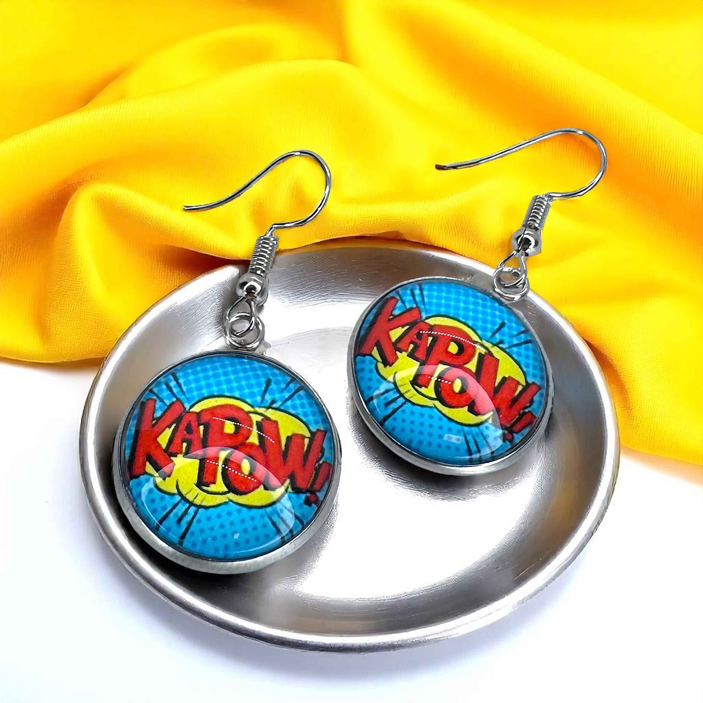 Superhero Sparkle: Dangle Earrings for Everyday Adventure!