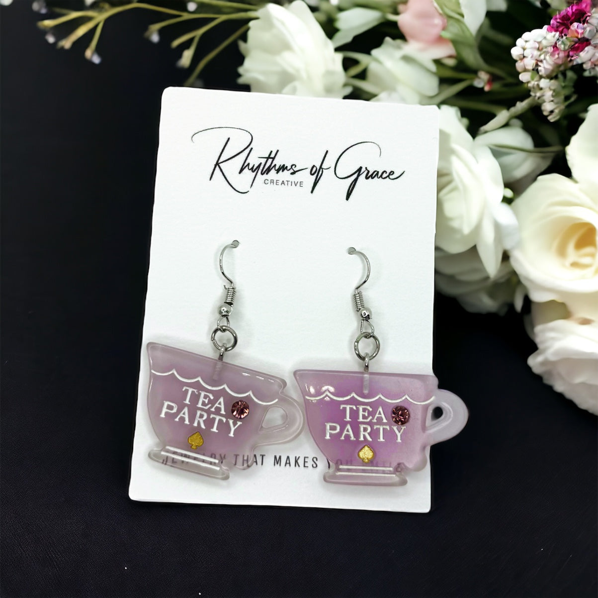 Tea-rific Charm: Sip in Style with Our Whimsical Tea Party Earrings!