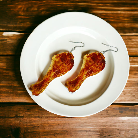 Flamin' Hot Chicken Wings Earrings: Wear Your Flavor! 🍗🔥