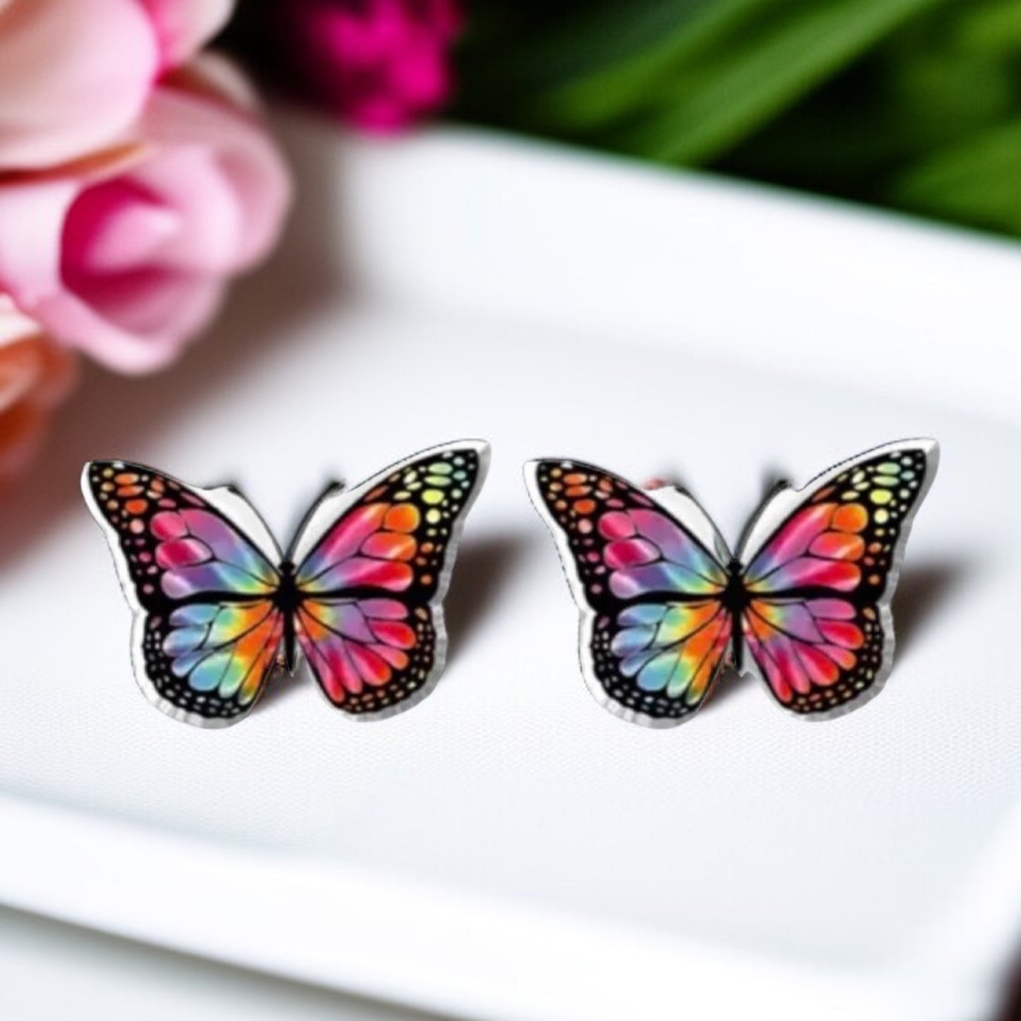 Flutter into Fashion with Our Butterfly Stud Earrings! 🌟