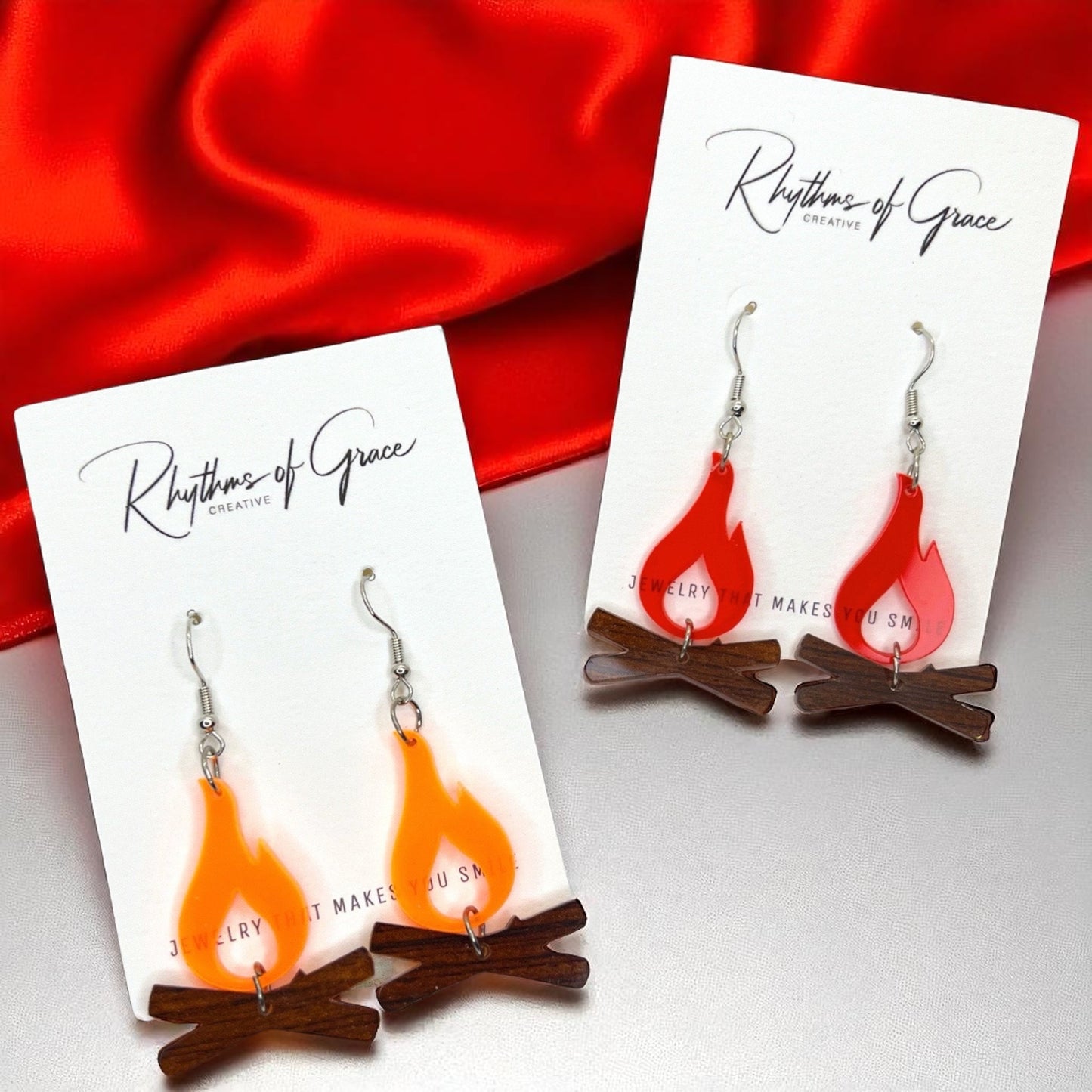 Campfire Chic: Dazzling Earrings to Spark Your Adventure!