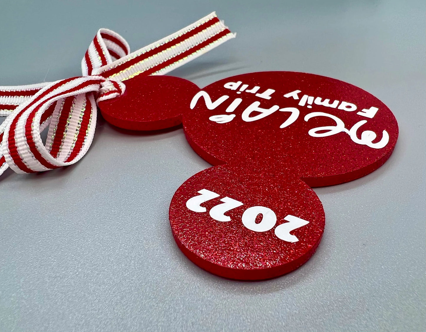 Mouse Ears Ornament | Personalized Family Trip Christmas Keepsake