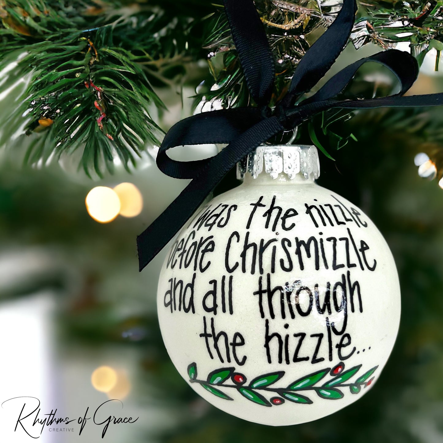 Slang Christmas Ornament: ‘Twas the Night Before Chrismizzle